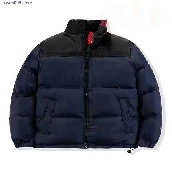 

exic men's down jacket and women's coat fashion brand north's euro american version 1996 short coat hip hop street clothes ne, Black