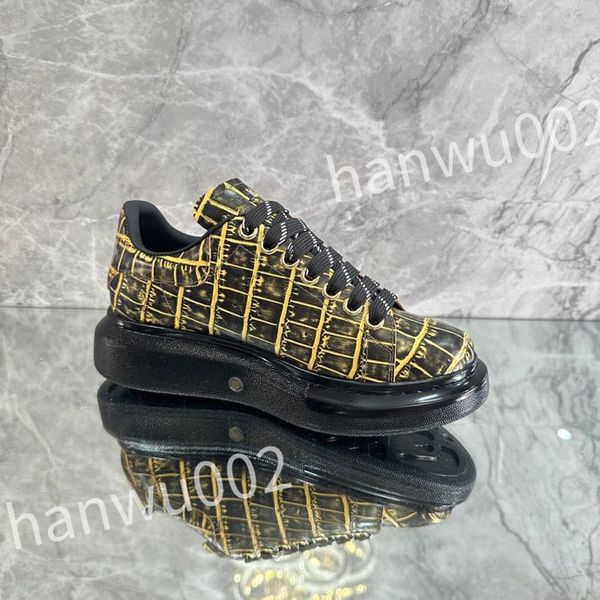 

ceiling retro designer high casual shoes men classic sneakers leather comfort outdoor trainers, Black