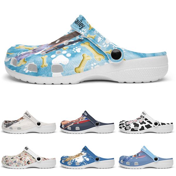 

Customized beautiful and comfortable glossy Diy shoes for men and women's indoor slippers 37-97443