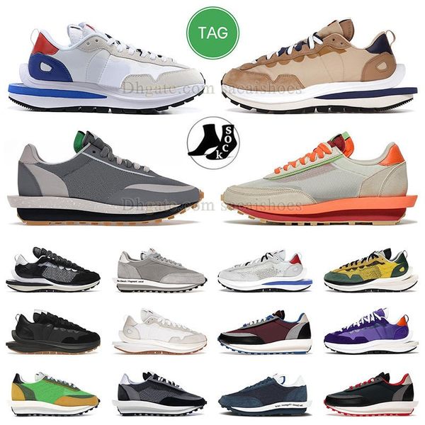 

vaporwaffle ldwaffle mens casual shoes ldv sacais sail triple black white nylon orange blaze fragment blue smoke grey gum void game royal me