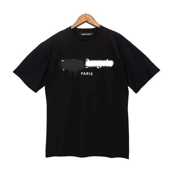 

designer women luxury fashion brand cool shirts short hip hop streetwear tees ink splash flow paint design couples round neck fashion brand, White;black