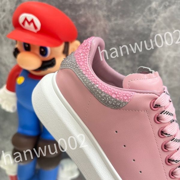 

2023 men's casual shoes genuine leather thick shoes for women male sneakers men sneaker, Black