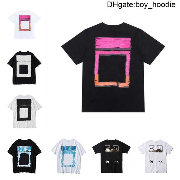 

men's t-shirts designer fashion luxurys offs classic arrow printed t-shirt mens and women loose casual t shirt graffiti sweatshirt offs, White;black