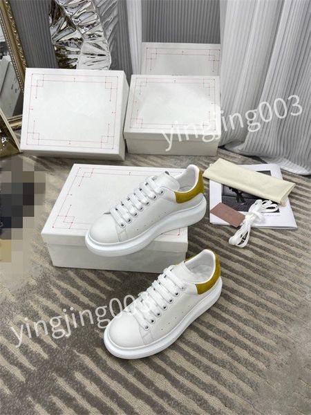 

new luxury men womens fashion shoes lace-up flat platform designer sneaker black genuine leather air cushion sneakers hl210706