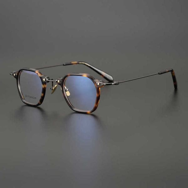 

men's luxury designer limited japanese high-grade irregular glasses full frame literature art square myopia men women with height numbe, White;black