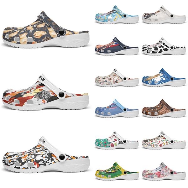 

Customized beautiful and comfortable fashionable clean Diy shoes for men and women's indoor slippers 36-95414