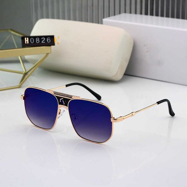 

sunglasses new metal large frame personalized beauty glasses fashionable men's and women's sunglasses, White;black