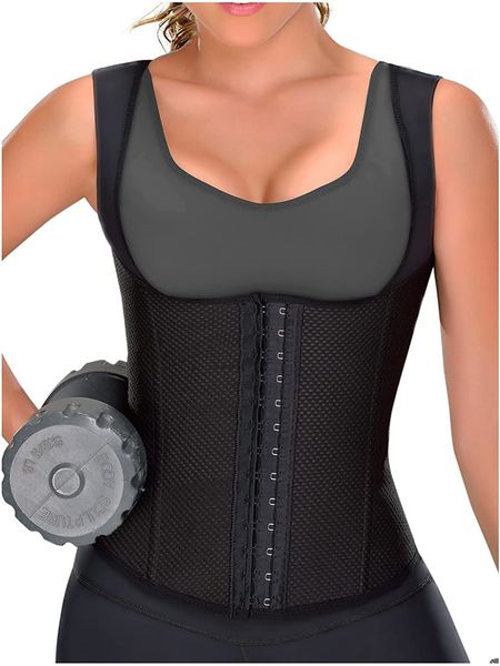 

m&ampd 0555 gym compression trainer girdle shirt for women fajas colombianas