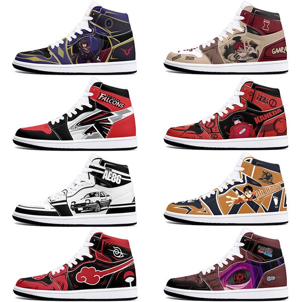 

New diy classics customized shoes sports basketball shoes 1s men women antiskid anime Versatile customized figure sneakers 369471