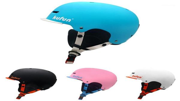 

kufun men ski helmet skiing skateboard snowboard skating helmet snow full veneer women kids winter safety11573935