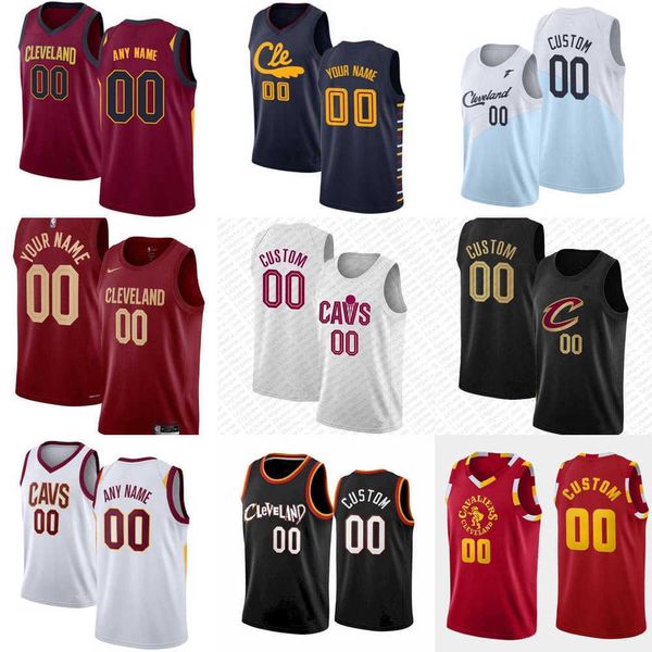 

men women youth cleveland''cavaliers''custom 0 kevin love 33 robin lopez 35 isaac okoro 16 cedi osman 13 ricky rubio bas, Black;red