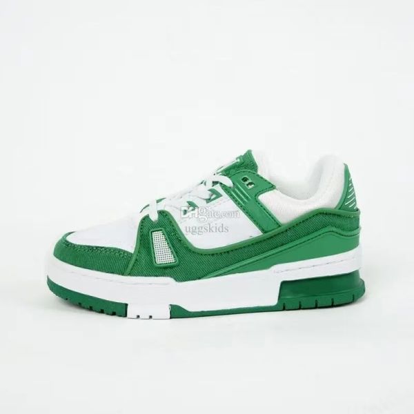 

kids shoes designer virgil trainers sneakers fashion youth leather lace up platform sole sneaker yellow white black boys girls grade school, Black;red