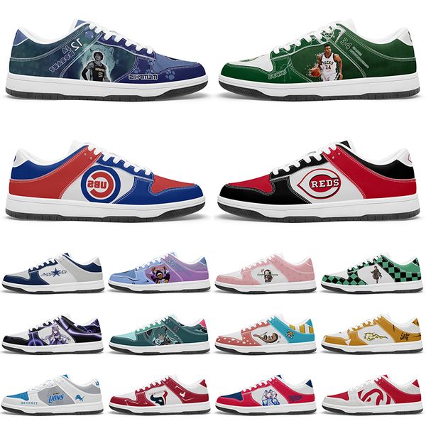 

custom beautiful fashionable Glossy Diy shoes mens womens clean fashion outdoor sneakers sports trainers JY-A129