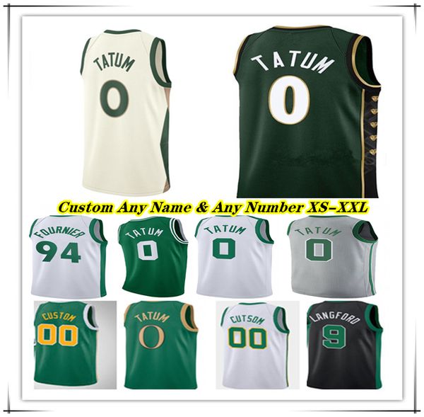 

Printed Jayson Tatum Boston City Edition Basketball Jersey Jaylen Brown Kristaps Porzingis Derrick White Jrue Holiday Sam Hauser Horford Lamar Stevens Bird Youth, Man green