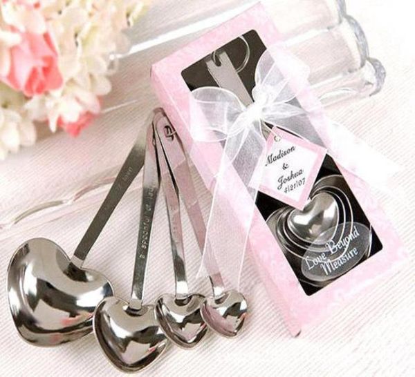 

2019 wedding party gifts heart shaped measuring spoons in beautiful gift package wedding souvenir giveaway supplies chinese wholes9929172