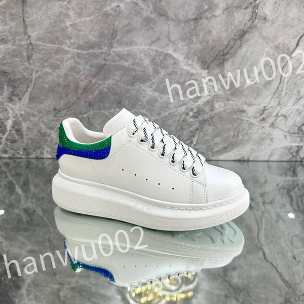 

2023 new excellent designer sneakers men women casual shoes trainers luxury calfskin sneaker fashion platform solid heighten shoe, Black