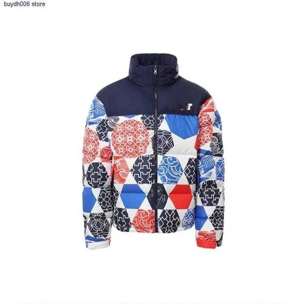 

o61k men's down jacket and women's coat fashion brand north's euro american version 1996 short coat hip hop street clothes ne, Black