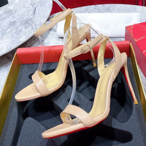 

luxury women sandals refined suola loub queen 100mm 120mm elegant lady straps pumps wedding party summer fashion evening dress sizes 35-43 +, Black