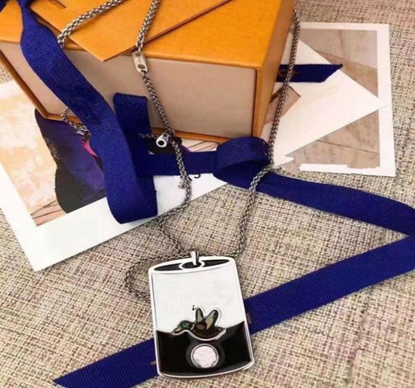 

trendy nigo x vg hang tag duck necklace men039s and women039s fashion necklace festival gift5089528, Silver