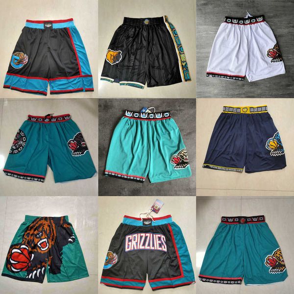 

memphis''grizzlies''men throwback basketball shorts pocket