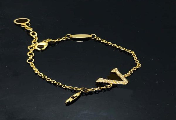 

fashion bracelet designer star diamond and letter sign bracelets for man woman valentine039s day birthday gift with box qua5929209, Golden;silver