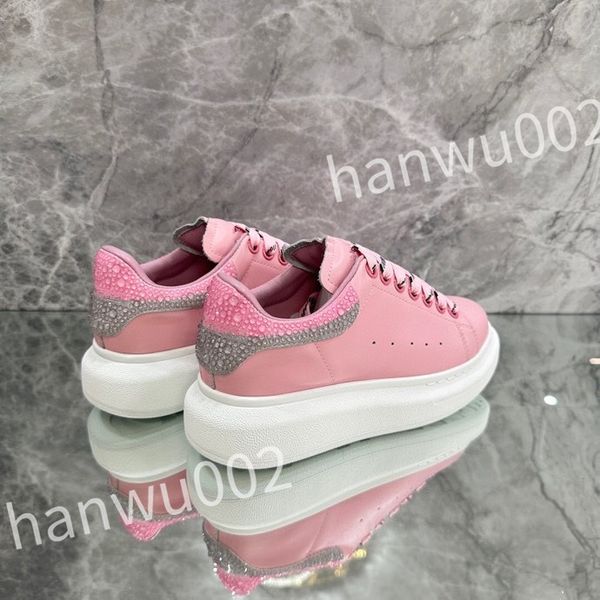 

2023 men's casual shoes genuine leather thick shoes for women male sneakers men sneaker, Black