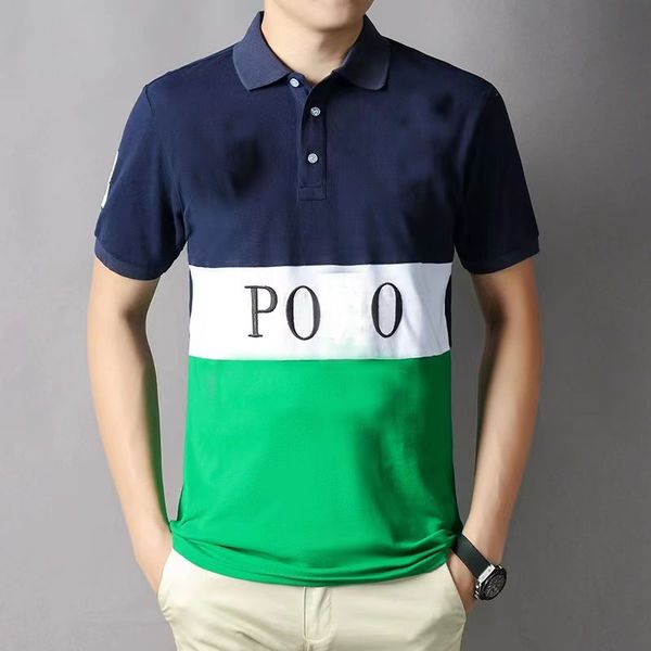 

custom golf polos mens polos designer luxury fashion colorful embroidery s-5xl mens slim fit short sleeve polos shirts, White;black