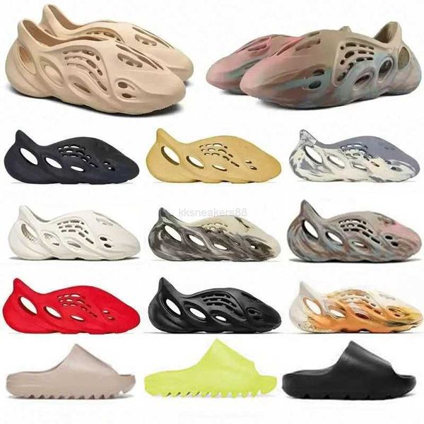 

yeezzys men s runner slippers slide yezzzies sandals sneakers yeezzy yeezie designer pure onyx ochre foam bone sand orange white black woman
