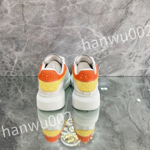 

2023 new excellent designer sneakers men women casual shoes trainers luxury calfskin sneaker fashion platform solid heighten shoe, Black