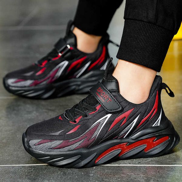 

athletic outdoor boys' high-quality sports shoes children's shoes children's sports shoes autumn casual shoes outdoor sports, Black