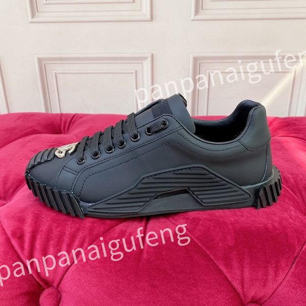 

2023 luxury leather casual business shoes fashion classic comfortable slip on spring autumn round toe, Black