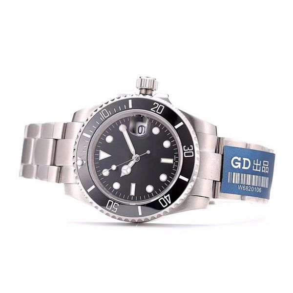 

classic 3-pin men's watch 316l stainless steel case strap automatic mechanical movement imported anti-counterfeit standard 204o, Slivery;brown