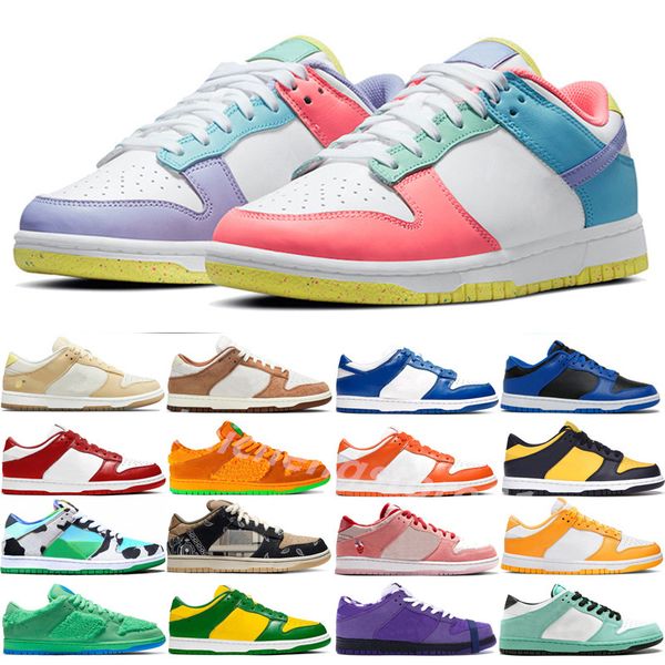 

2023 running outdoor shoes men women skate low panda black and white blue orange green lobster purple trainers off sb dunks lows white sneak