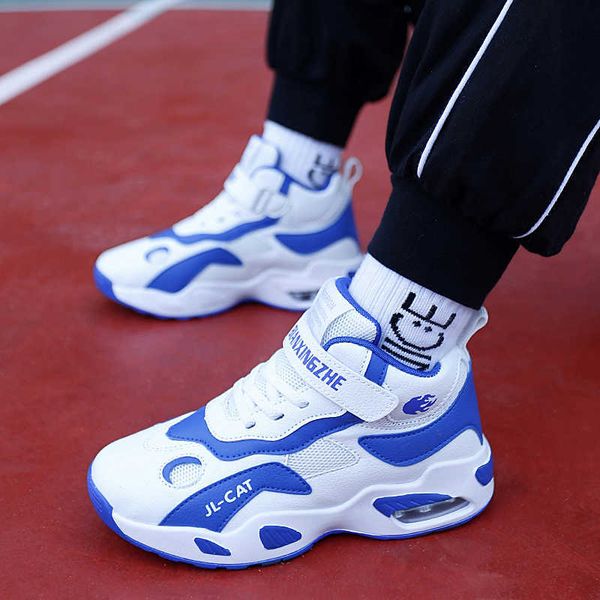 

athletic outdoor children's basketball shoes elementary school sports shoes boys and girls non-slip running shoes2022 p230404, Black