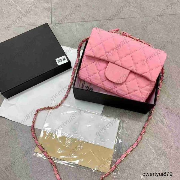 

designer bag bright leather shoulder bag women's fashion classic flap square fatty chain bag ringer texture everything diagonal crossbo