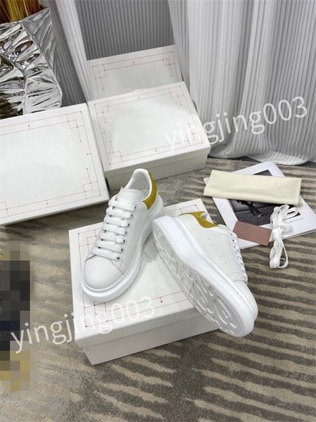 

2023 new luxury men womens fashion shoes lace-up flat platform designer sneaker black genuine leather air cushion sneakers hl210706