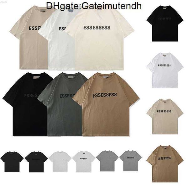 

t-shirts fashion ess t shirts mens women designers tees man s casual chest letter shirt luxurys clothing street shorts sleeve tshirts cloth, White;black