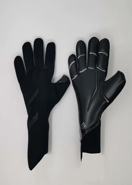 

2022 4mm new goalkeeper gloves finger protection professional men football gloves adults kids thicker goalie soccer glove1849967, Black
