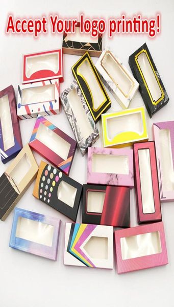 

customized eyelashes box empty lash case paper packaging accept your logo3576225