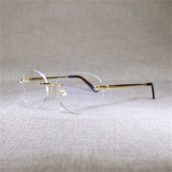 

20% off for luxury designers trend finger luipaard style random men square shadow metals frame clear glass women for beaching eyewearkajia, White;black
