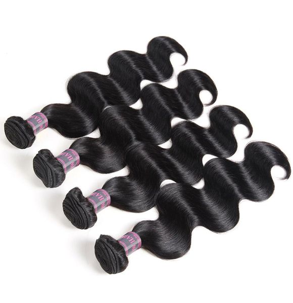 

ishow brazilian body wave virgin human hair bundles wefts peruvian malaysian indian hair extensions for women all ages jet black 86837687