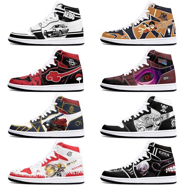 

New diy classics customized shoes sports basketball shoes 1s men women antiskid anime Versatile customized figure sneakers 393288