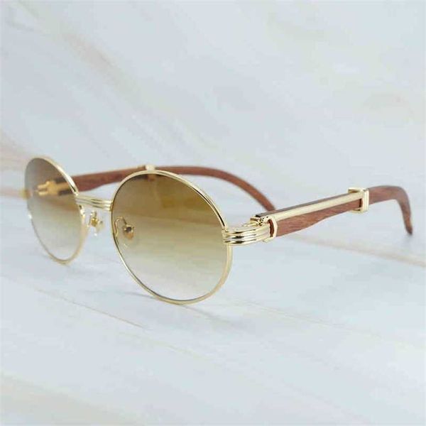 

2023 designer glasses model wood men oval round sun glasses buffalo horn women luxury trending product vintage eyewear gafas sol sunglasses, White;black