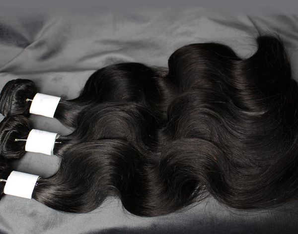 

brazilian body wave unprocessed malaysian peruvian indian human hair bundles 9a quality human hair weaves virgin hair5947873, Black