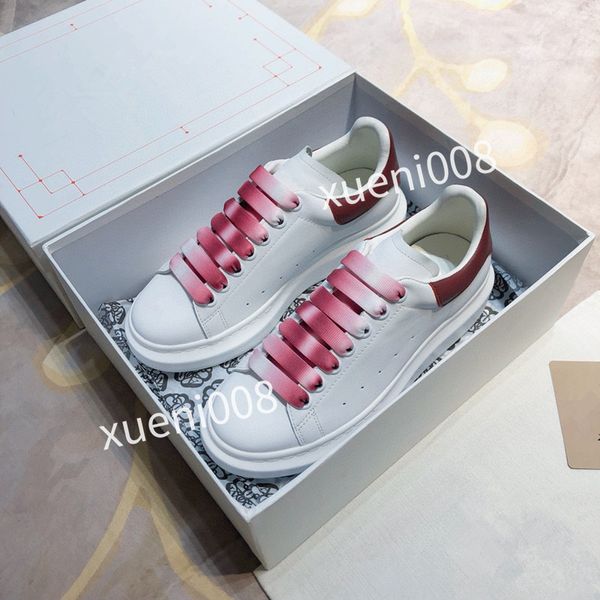 

2023brand womens men casual shoes designer women travel leather lace-up sneaker fashion running trainers letters woman shoe flat printed gym, Red;white