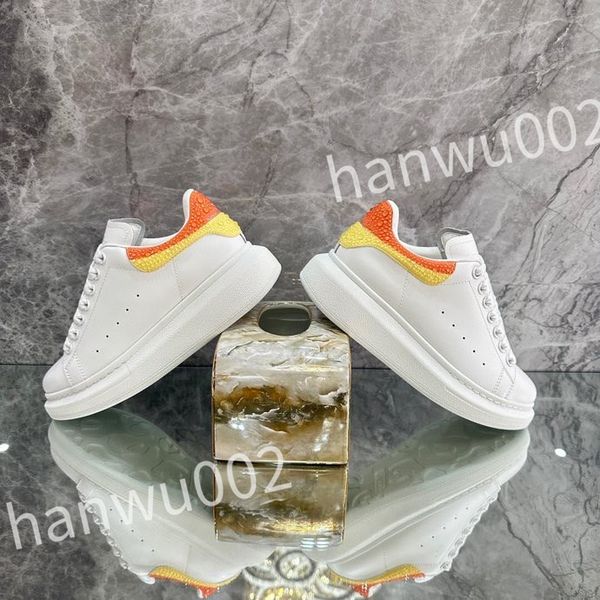 

2023 excellent designer sneakers men women casual shoes trainers luxury calfskin sneaker fashion platform solid heighten shoe, Black