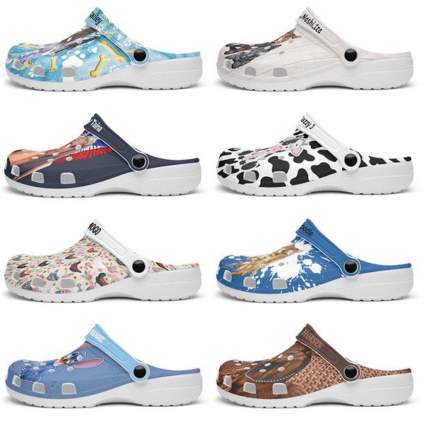 

Customized beautiful and comfortable fashionable clean Diy shoes for men and women's indoor slippers 39-99275