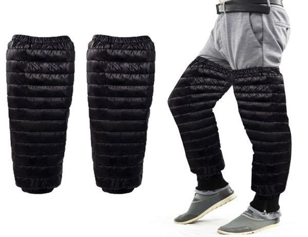 

winter scooter leggings comfortable thickened knee pad warmer waterproof pads skiing skating protector elbow 6751859, Black;gray