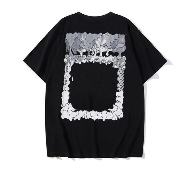 

men's t-shirts summer t mens womens designersoff t-shirts loose tees man casual luxurys clothing streetwear shorts sleeve polos tshirt, White;black