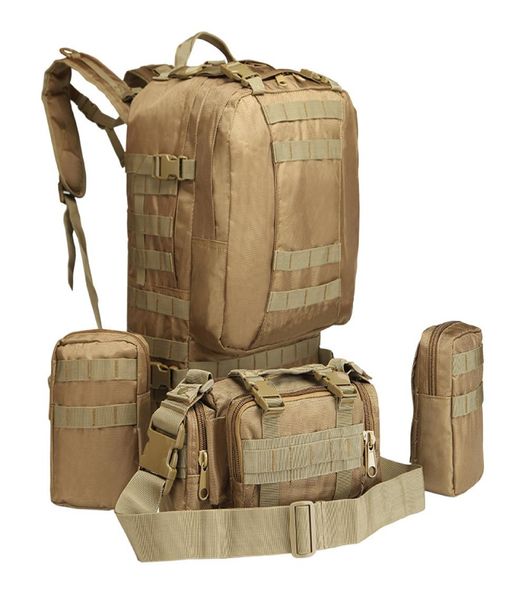 

outdoor camo tactical backpacks 55l 800d waterproof sports camping hiking trekking fishing hunting bags unisex1922057